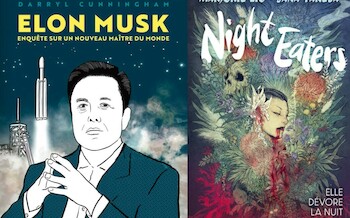 Night Eaters : Elle dévore la nuit  et Elon Musk chez Delcourt 